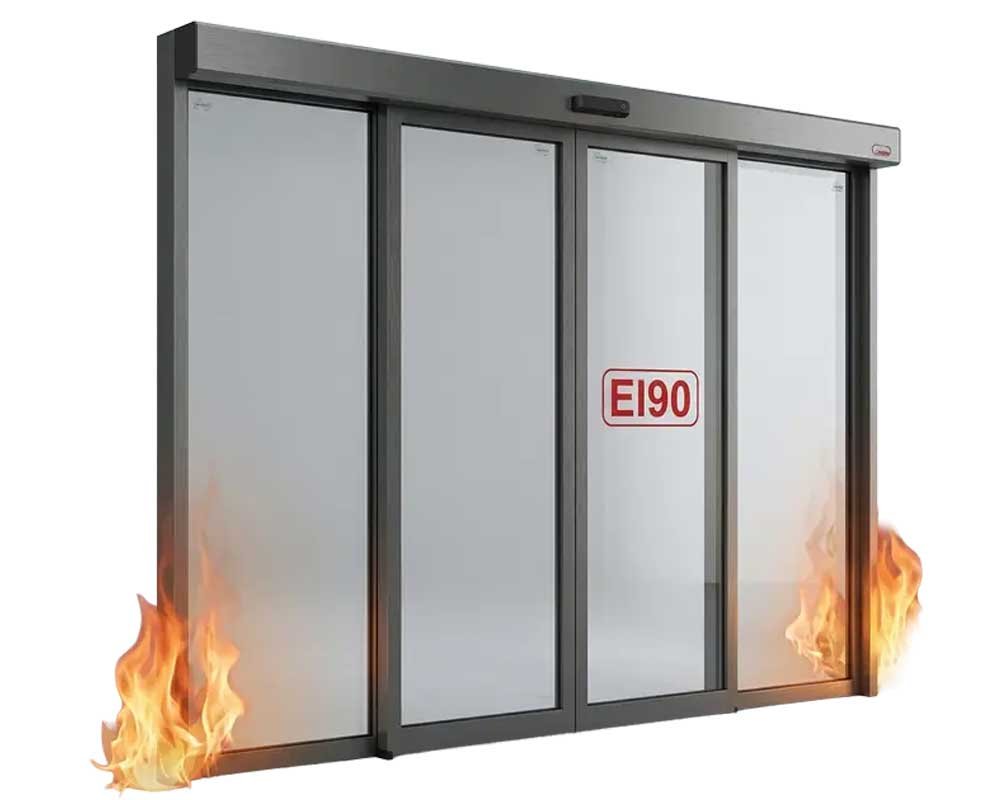 Hijyen ve Konfor Yangına Dayanıklı Fotoselli Kapılar