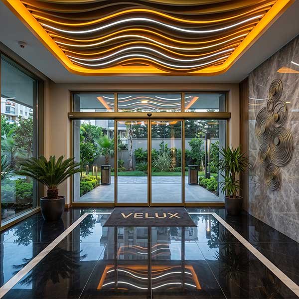 Konyaaltı Kavi Velux Sitesi fotoselli giriş kapısı - Pandora Yapı